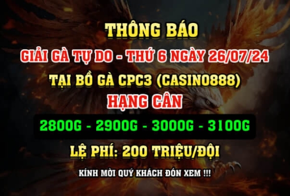 Gà Tự Do CPC3 26/07/2024