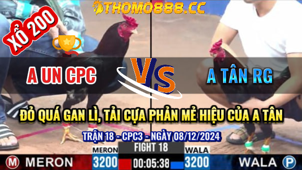 Trận 18 CPC3 Ngày 08/12/2024