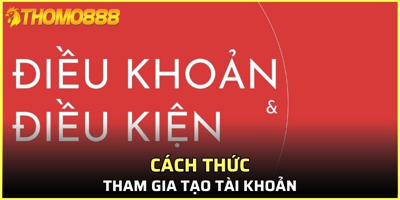 Yêu cầu khi tạo tài khoản